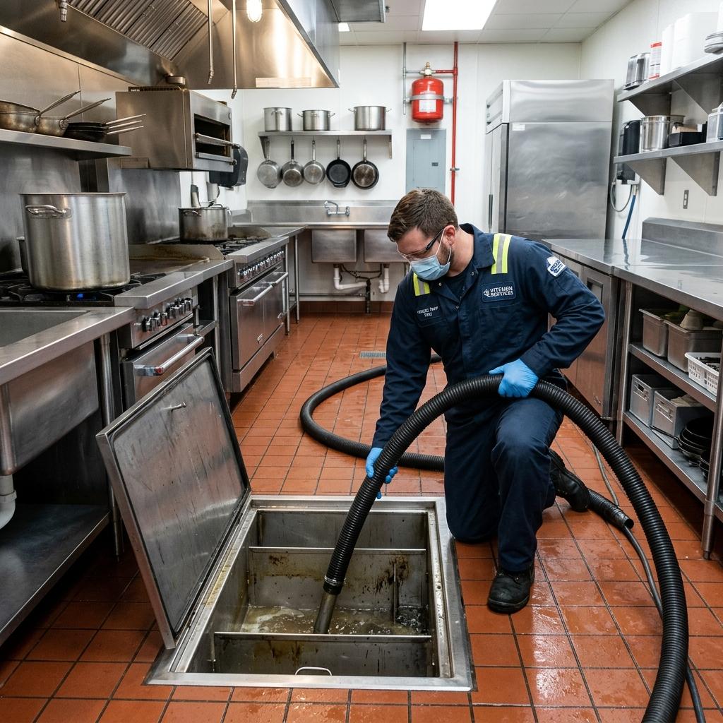 Fettabscheider-Reinigung Restaurant