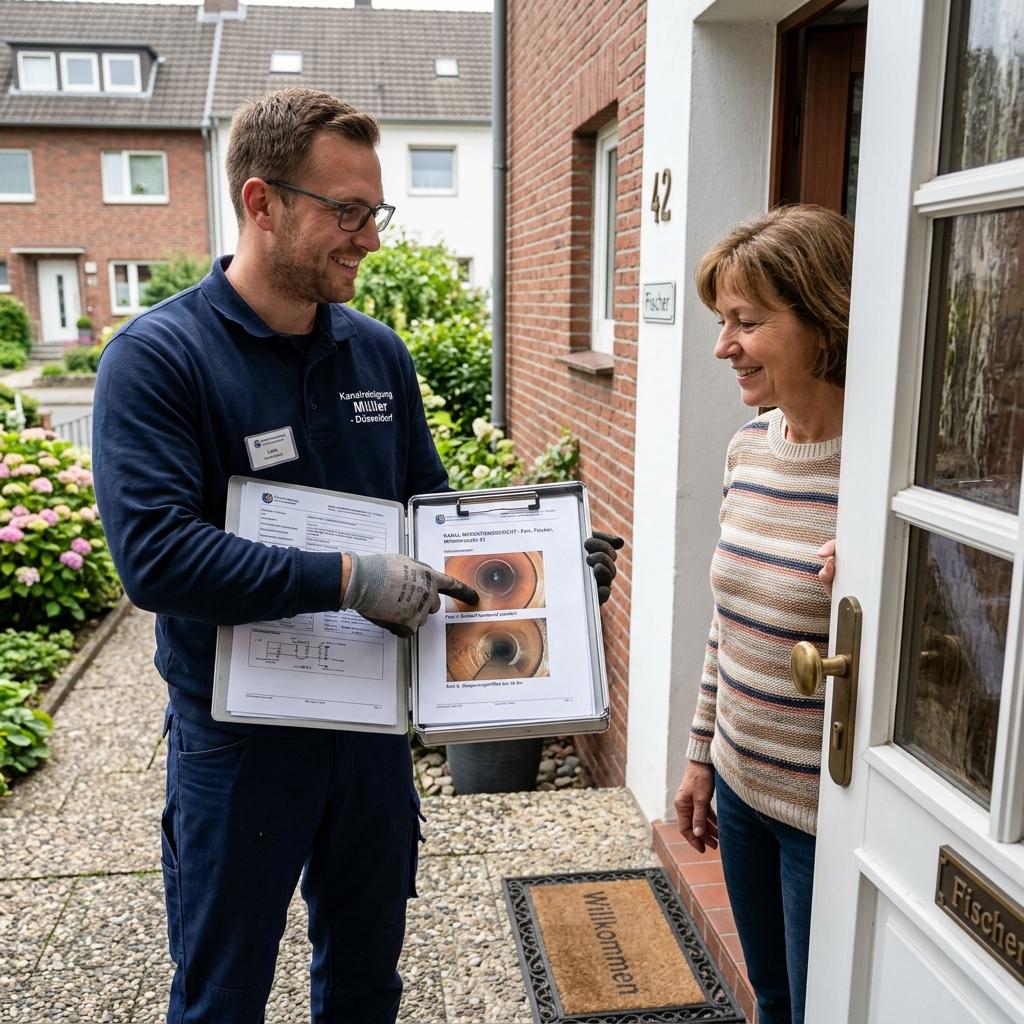 Kanalinspektion Mehrfamilienhaus
