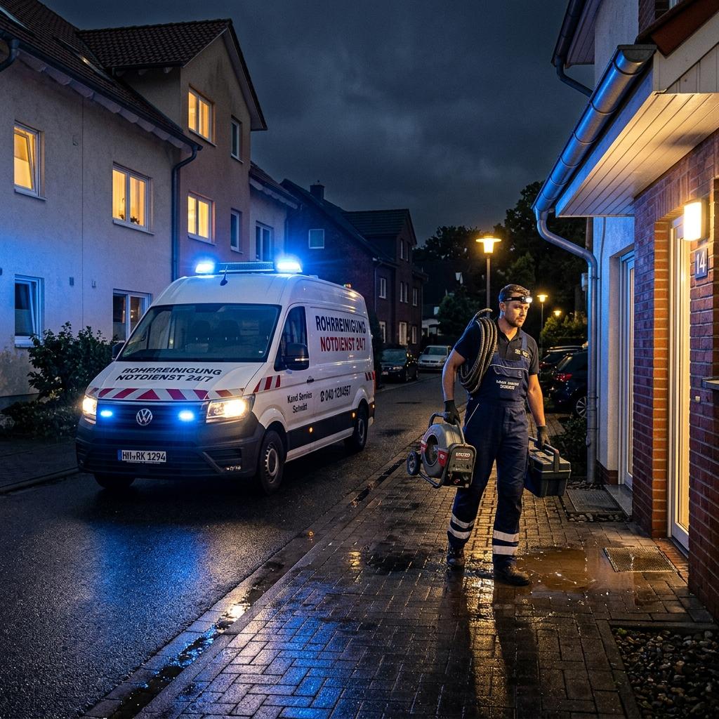 Notdienst: Rückstau im Keller