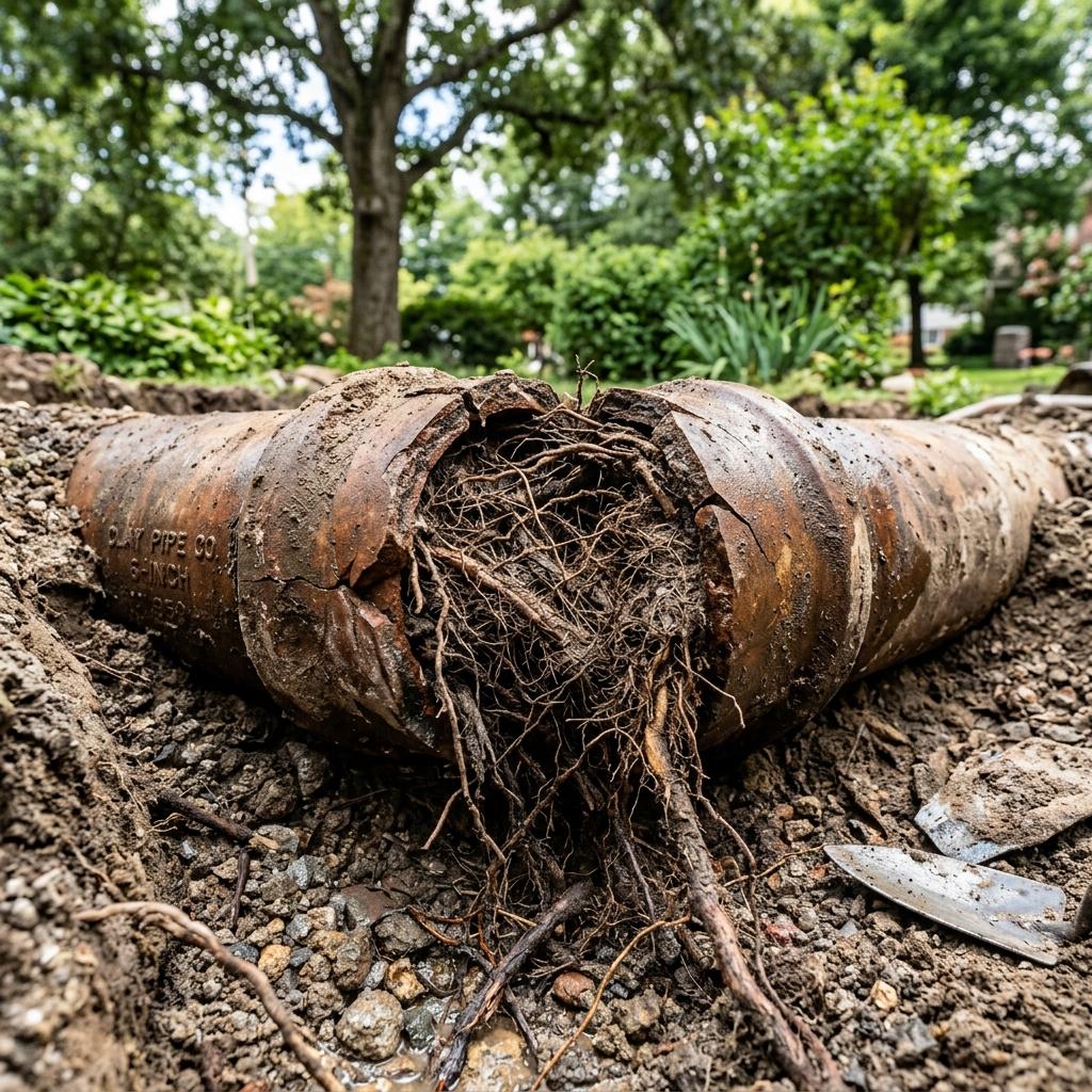 Wurzelentfernung per Kettenschleuder